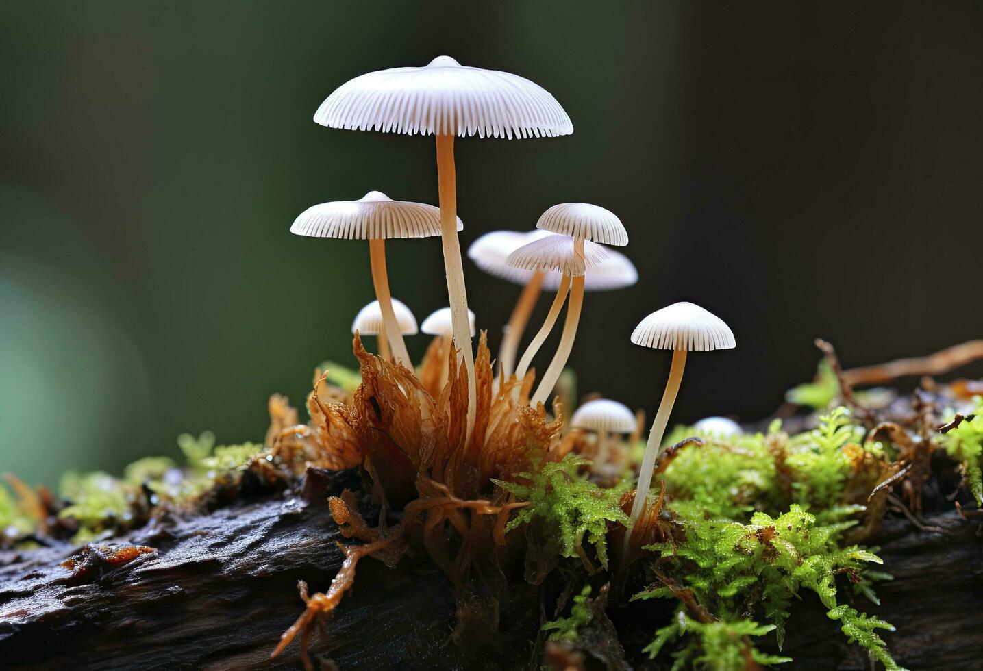 ai gerado hemimicena espécies mairei. ai gerado. foto