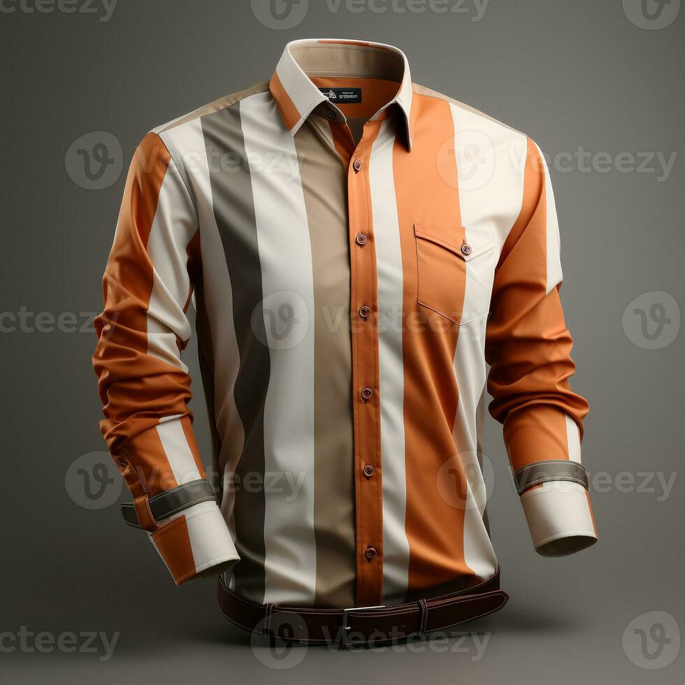 ai gerado 3d modelo do juba camisa foto