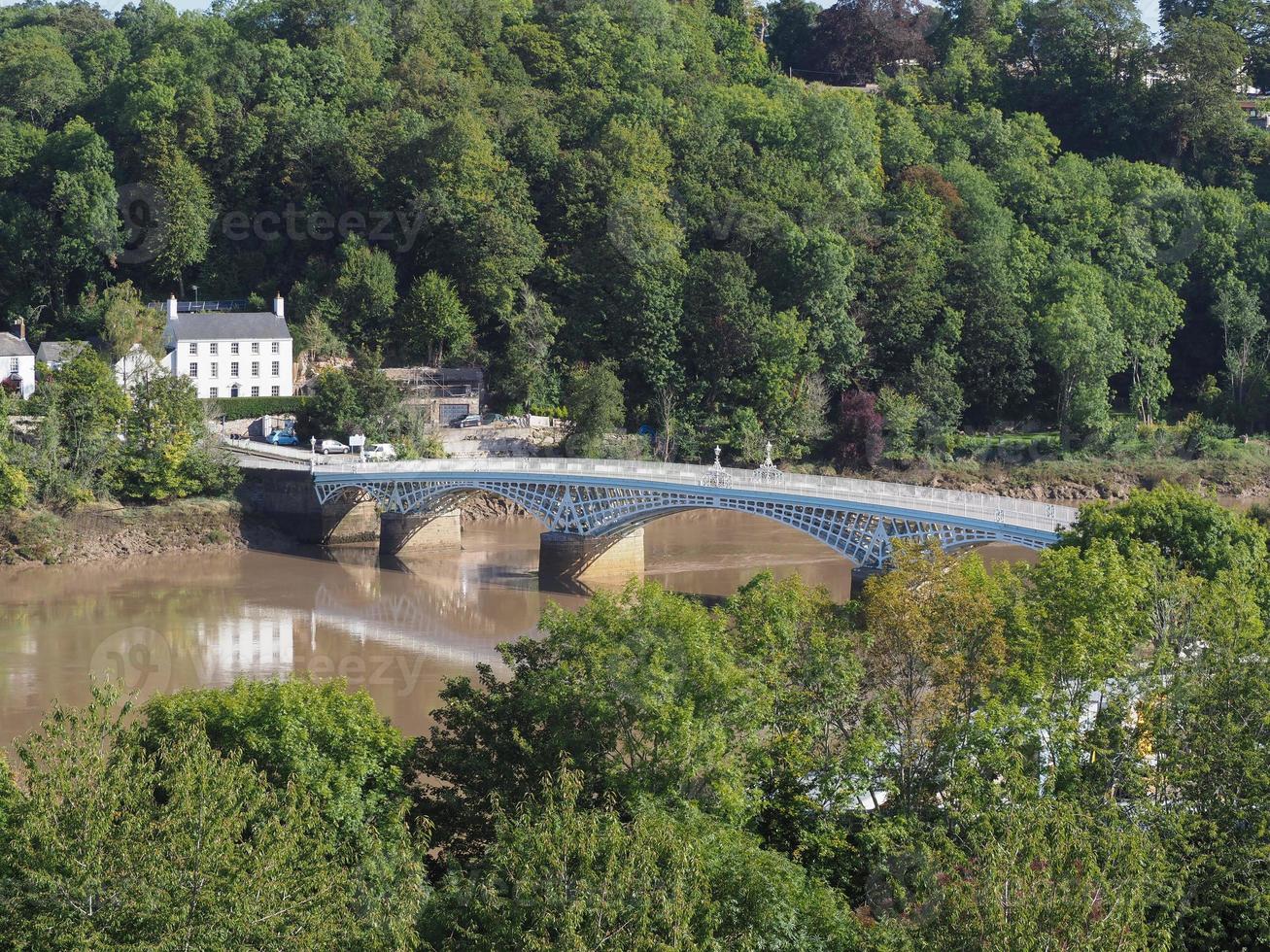 ponte wye velha em chepstow foto