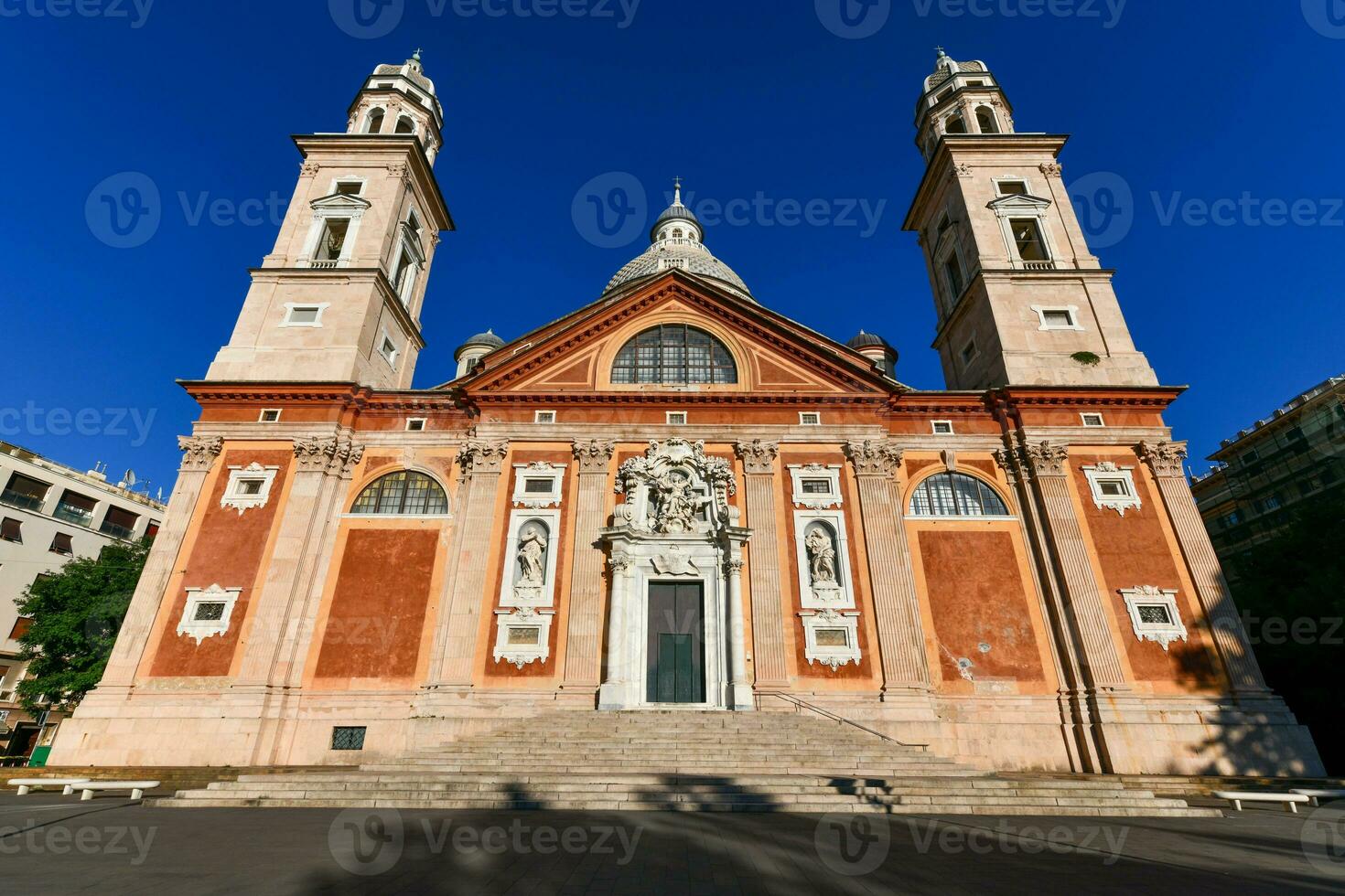 basílica di santa maria Assunta - Génova, Itália foto