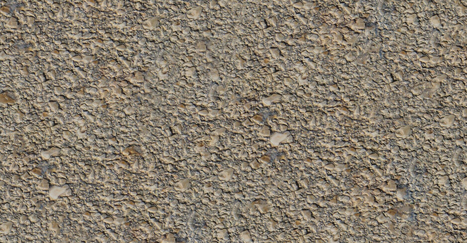 estrada superfície bem calçada portuguesa fundo rude cimento parede asfalto cascalho superfície pedra cascalho textura 3d ilustração foto