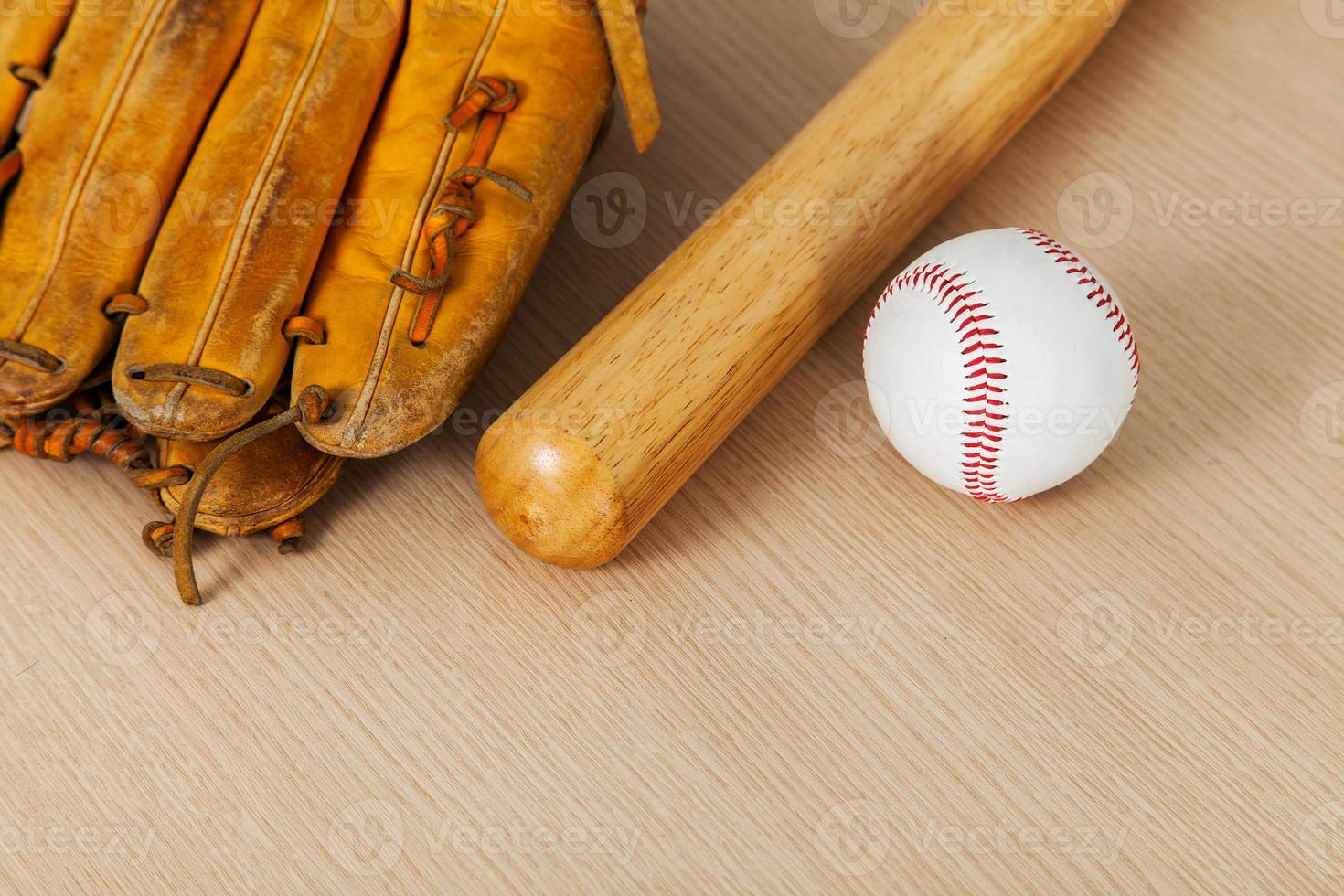 fundo de equipamento de beisebol foto