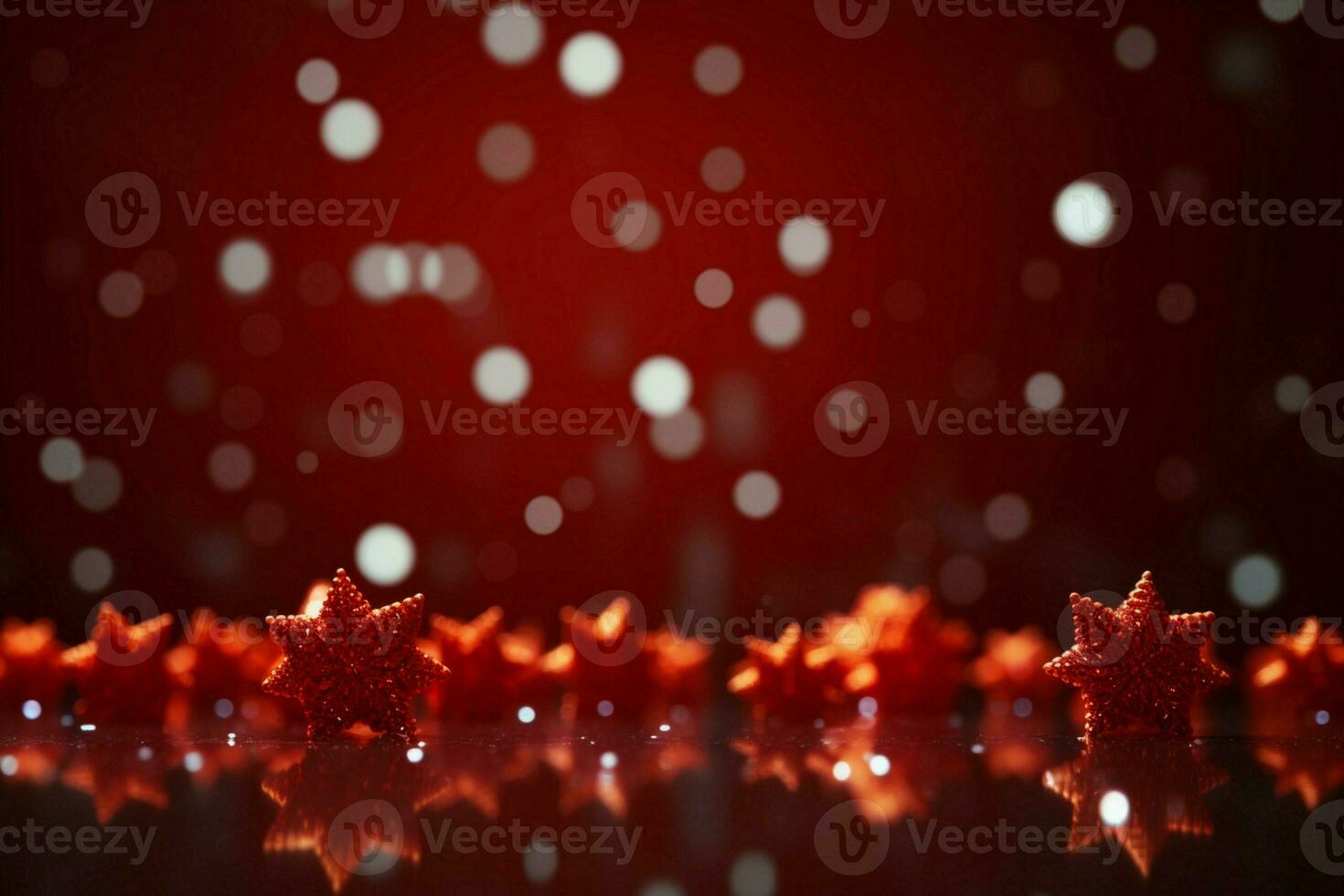 ai gerado festivo vermelho Natal fundo evocando calor e feriado animar ai gerado foto