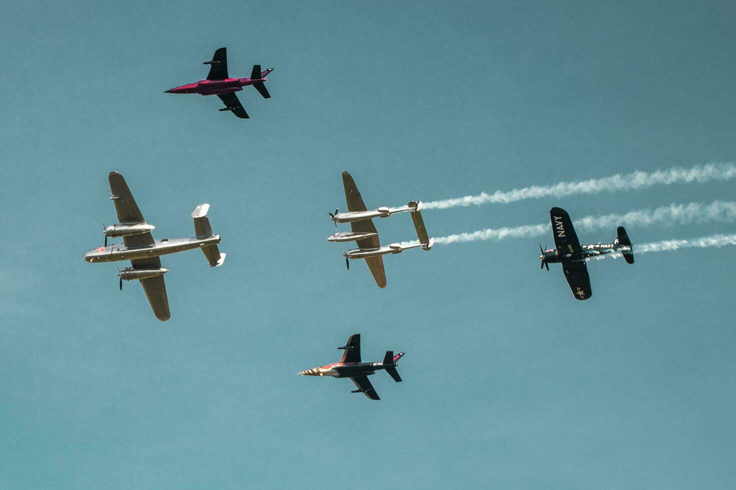 Áustria poder do ar airshow formação voar foto