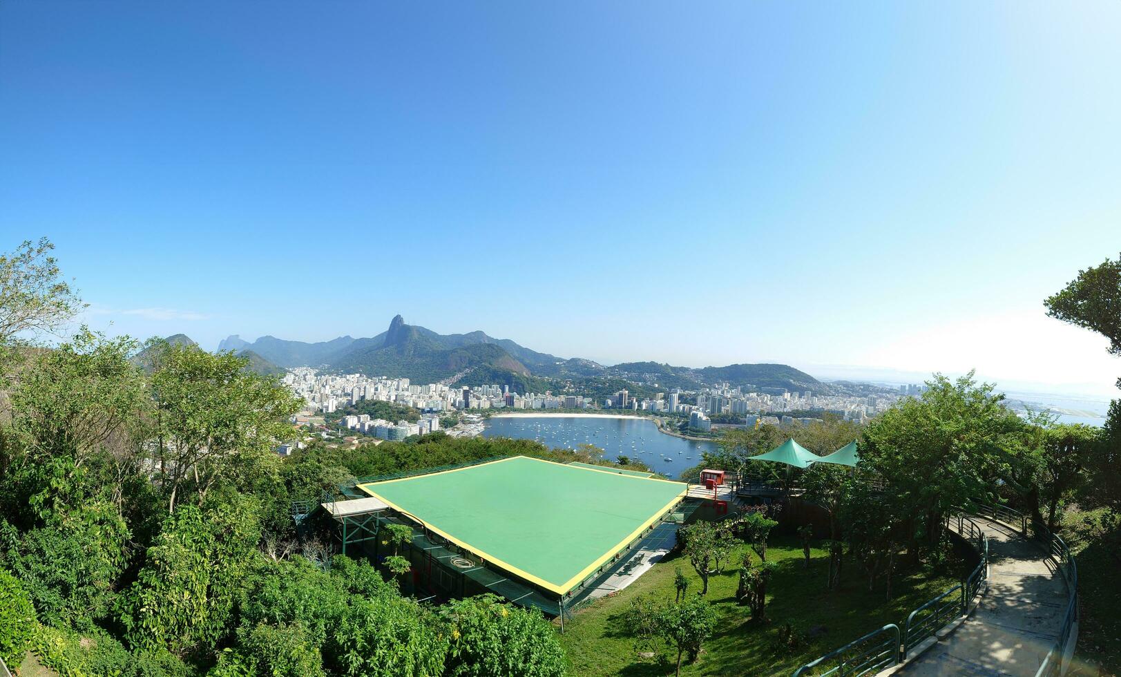 aéreo Visão do a cidade do rio de janeiro Brasil foto