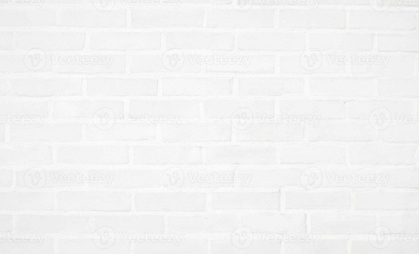 moderno branco vintage tijolo parede textura para fundo retro branco lavado velho tijolo parede superfície sujo gasto fundo resistido textura manchado velho reboco luz cinzento e pintura branco tijolo muro. foto