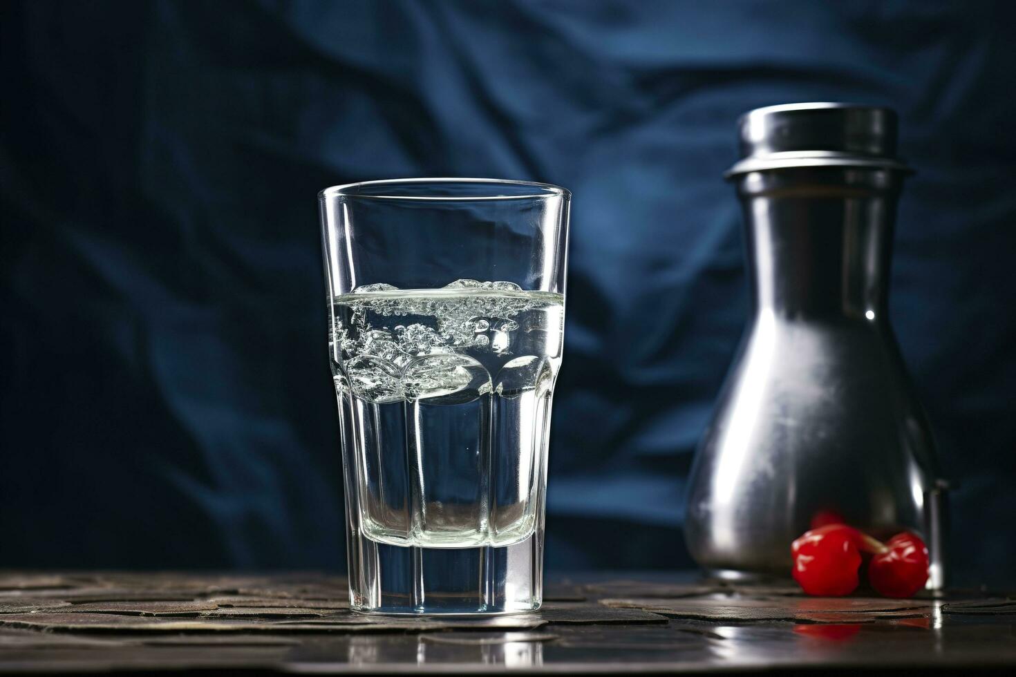 ai gerado conceito do Forte alcoólico bebida. vodka bebida. generativo ai foto