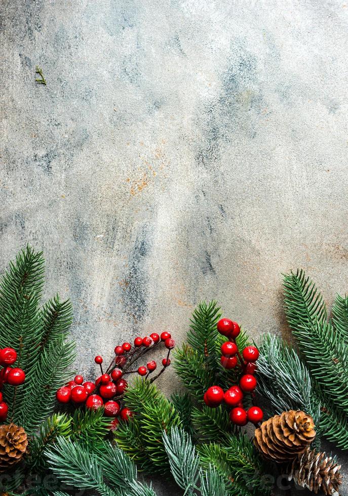 conceito de cartão de férias de natal foto