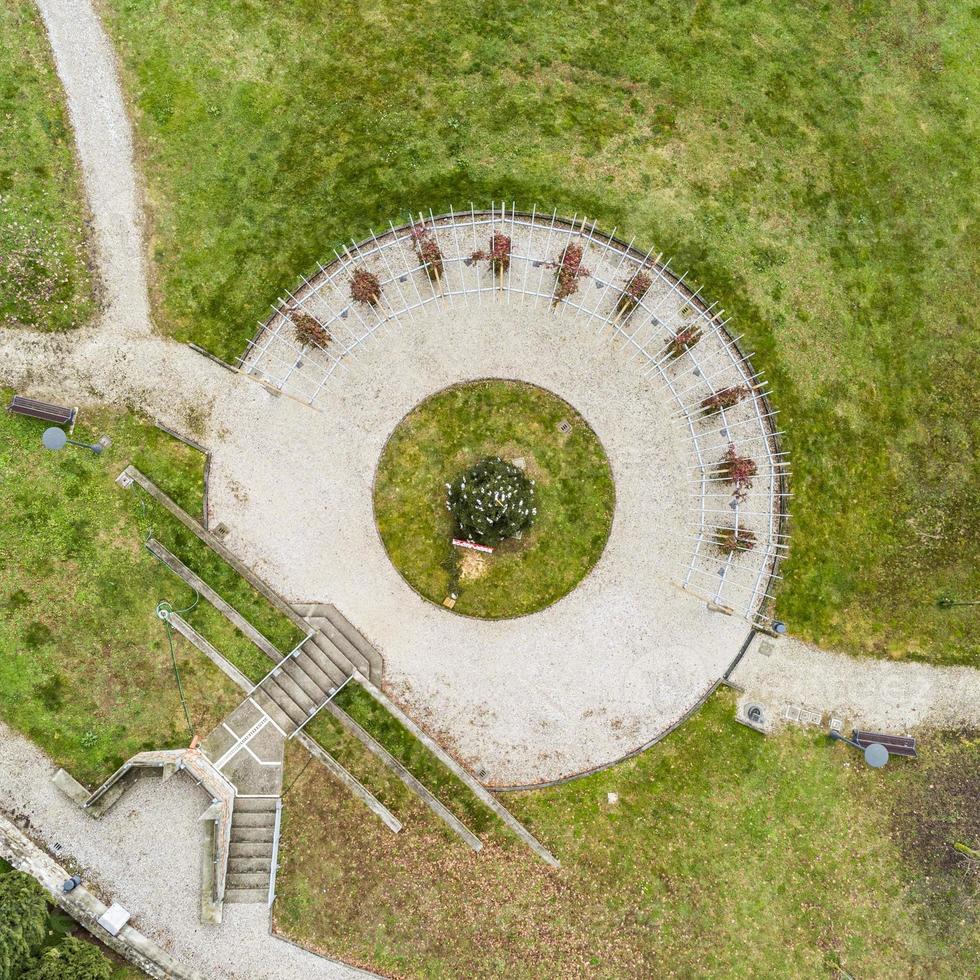 simetrias e arte vistas de cima. foto