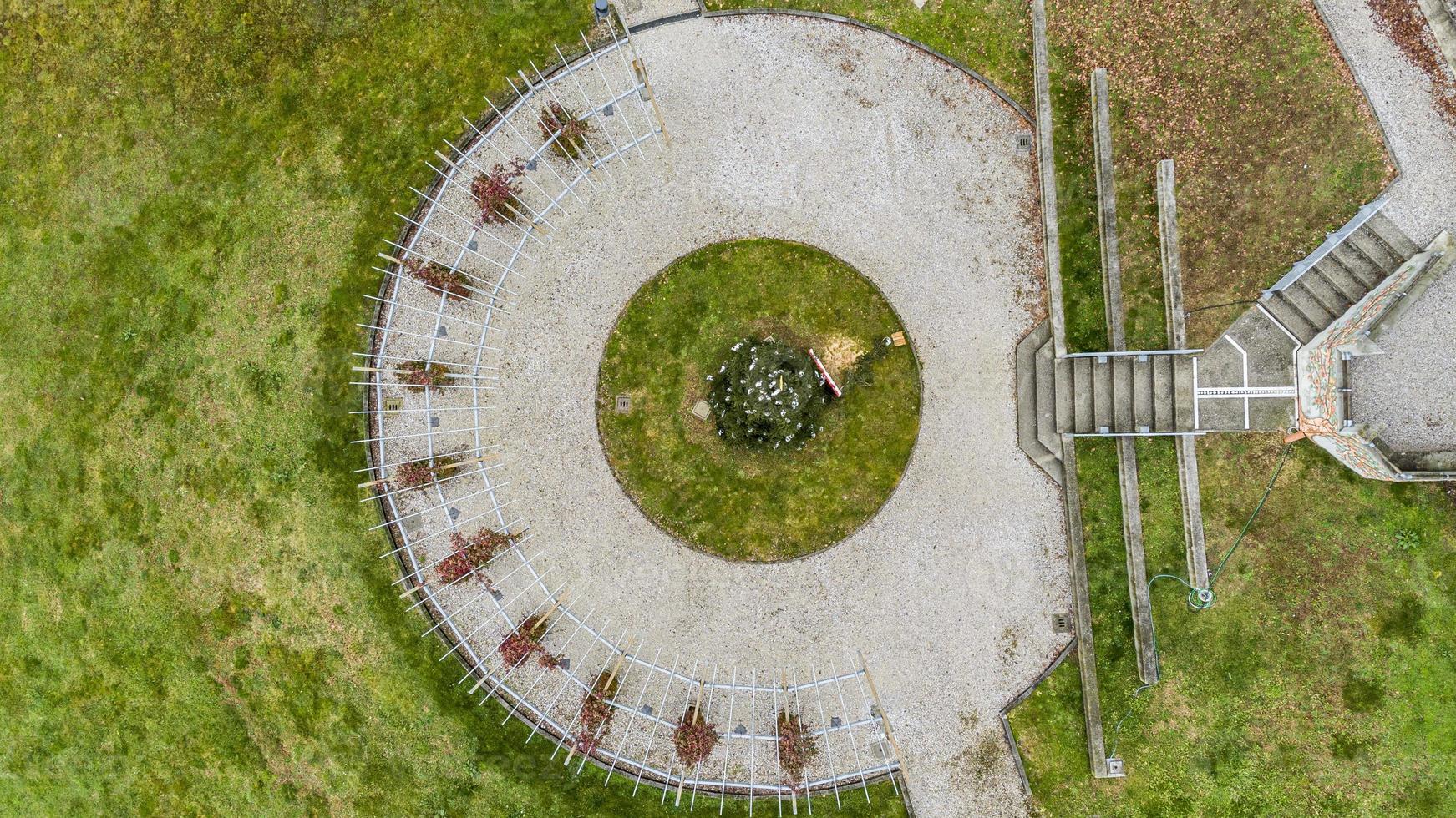 simetrias e arte vistas de cima. foto