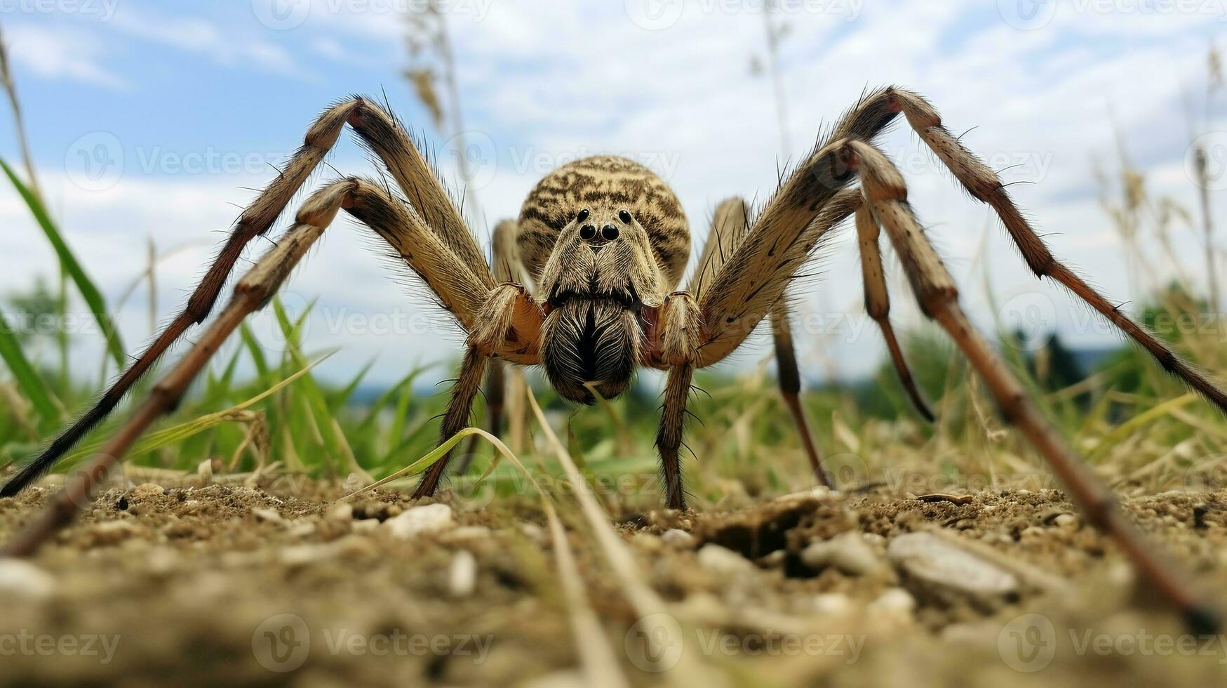 ai gerado foto do berçário rede aranha em uma chão. generativo ai