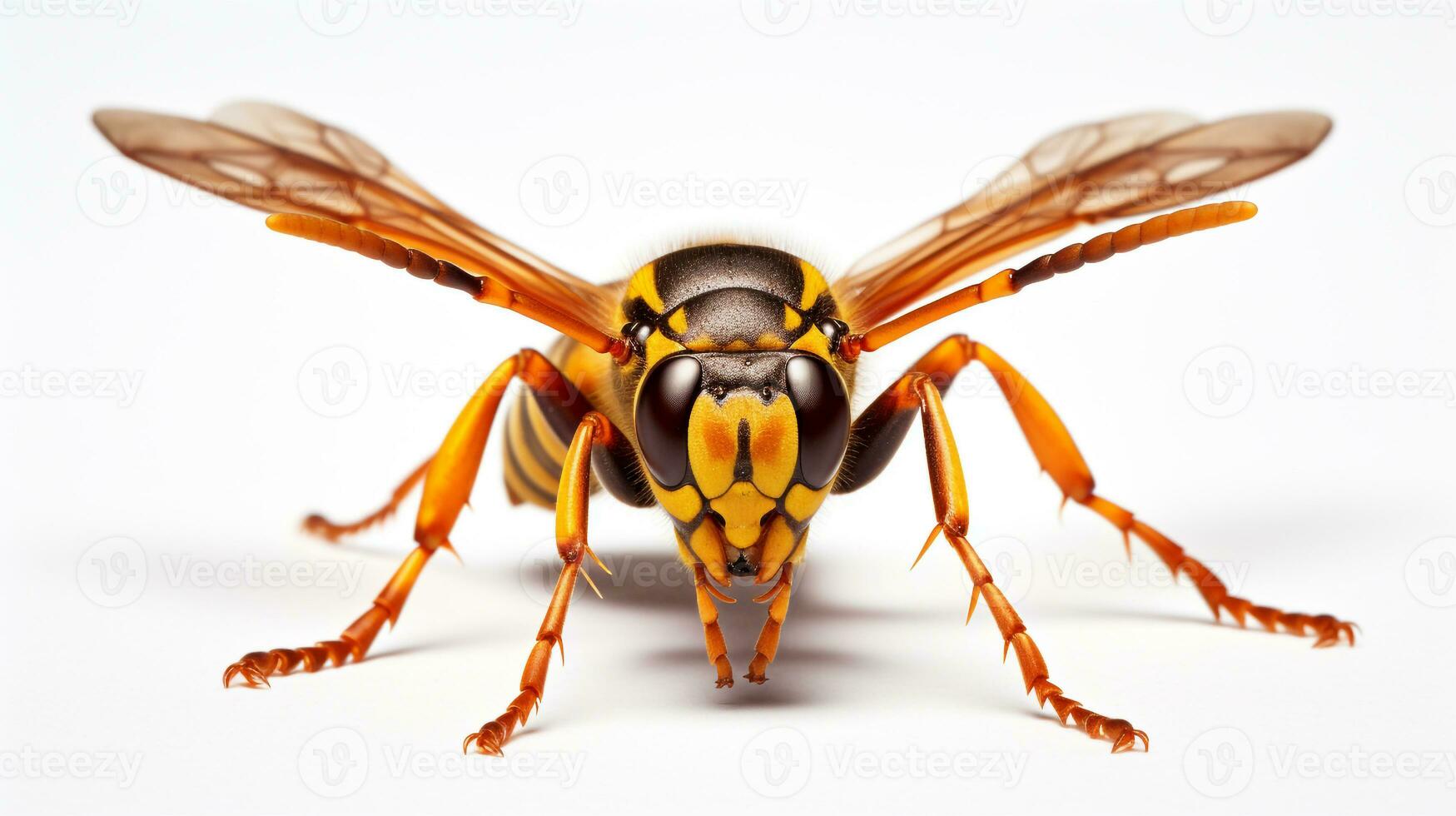 ai gerado foto do papel vespa isolado em branco fundo. generativo ai