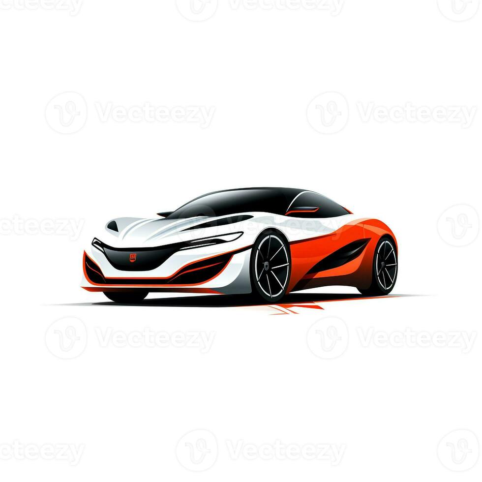 ai gerado uma futurista logotipo do uma carro. generativo ai foto