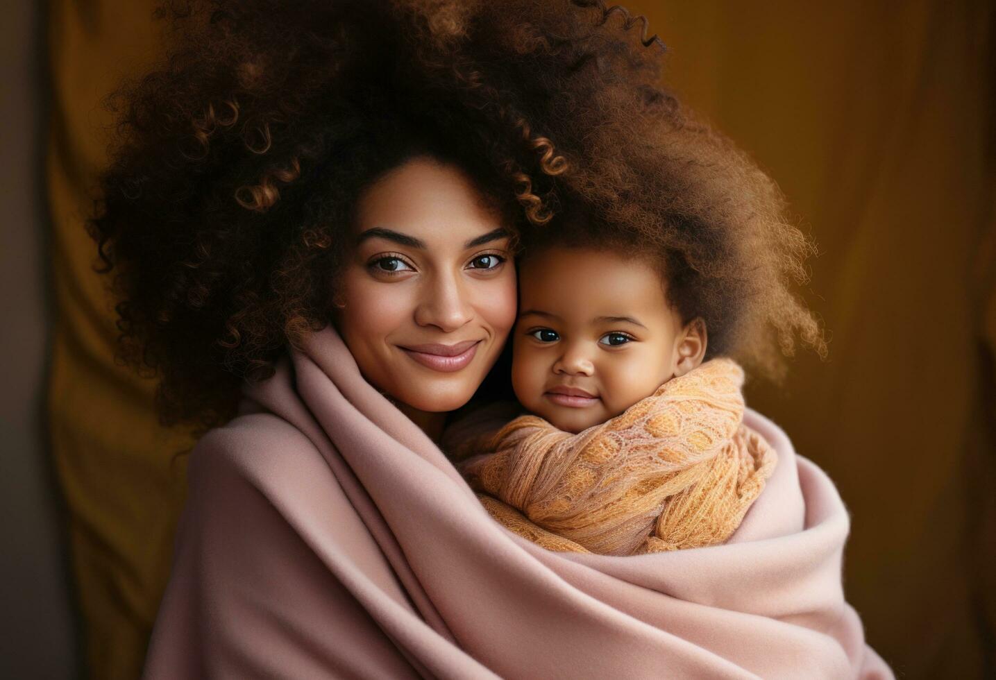 ai gerado mãe segurando bebê durante família dia foto