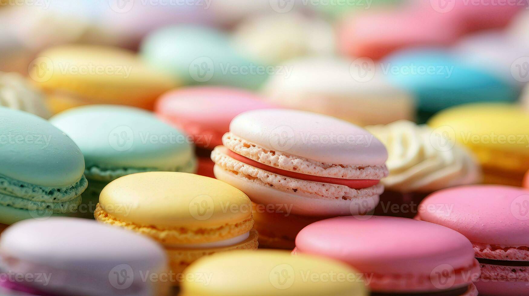 ai gerado doce fechar-se biscoitos Comida foto