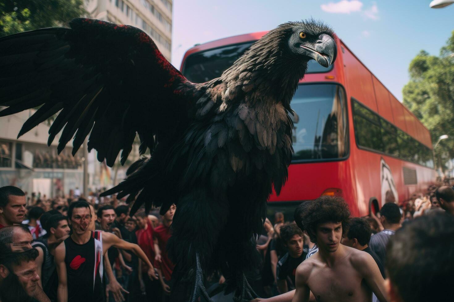 ai gerado pró Palestina manifestação mantido dentro milão 2014. pessoas tomou para a ruas para afirmação gaza e Palestina liberdade contra Israel guerra e bombardeio, flamengo fãs Segue deles, ai gerado foto