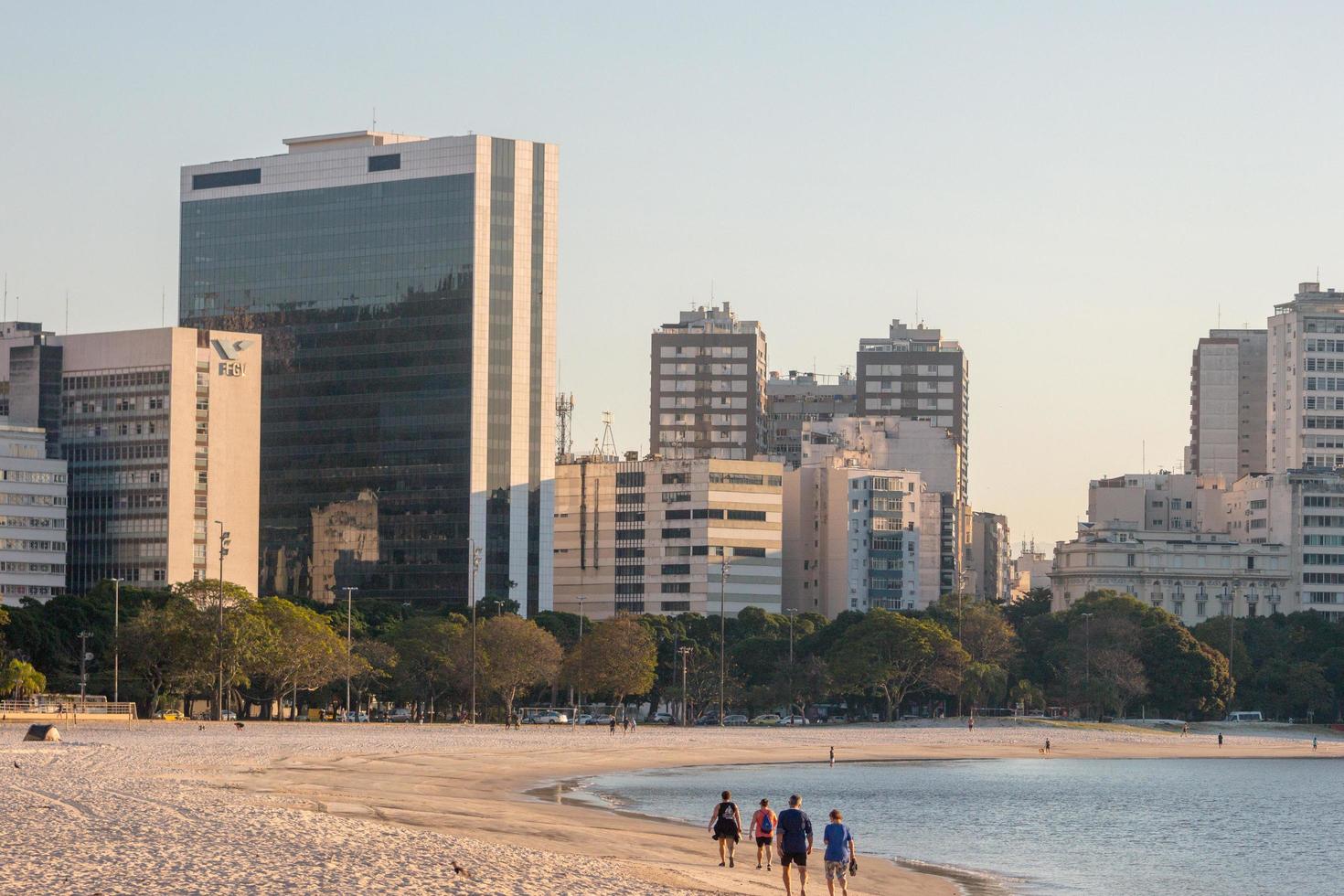 rio de janeiro, brasil, 2015 - vista da praia de botafogo foto