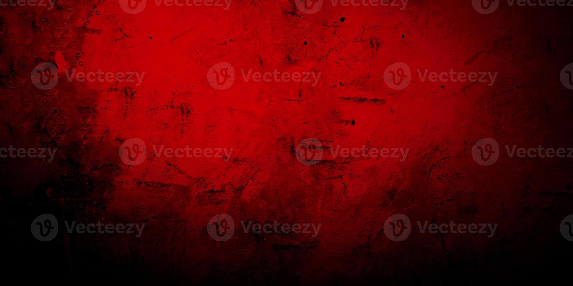 fundo vermelho assustador. grunge escuro textura vermelha concreto foto