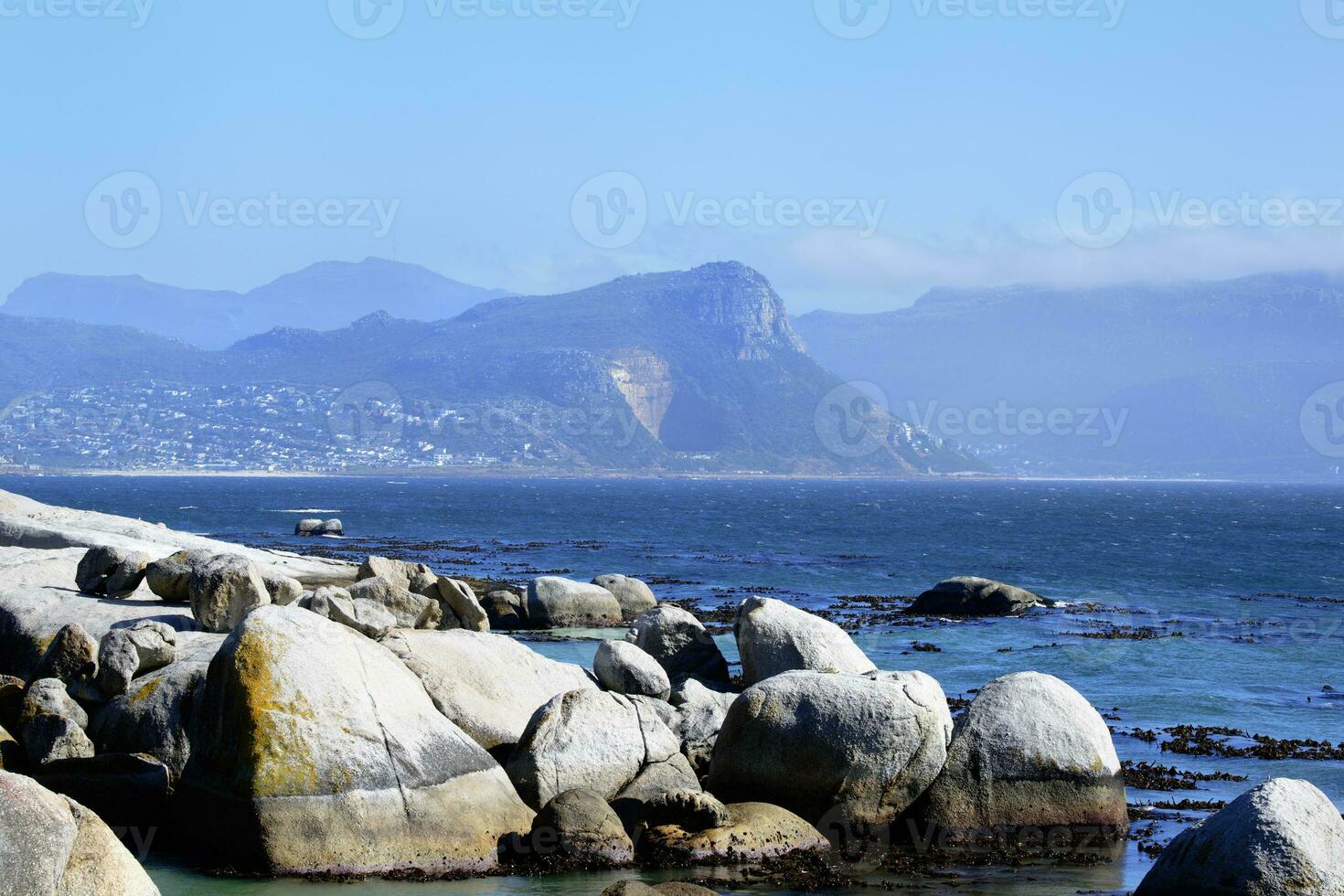 pedregulho praia, capa cidade, sul África foto