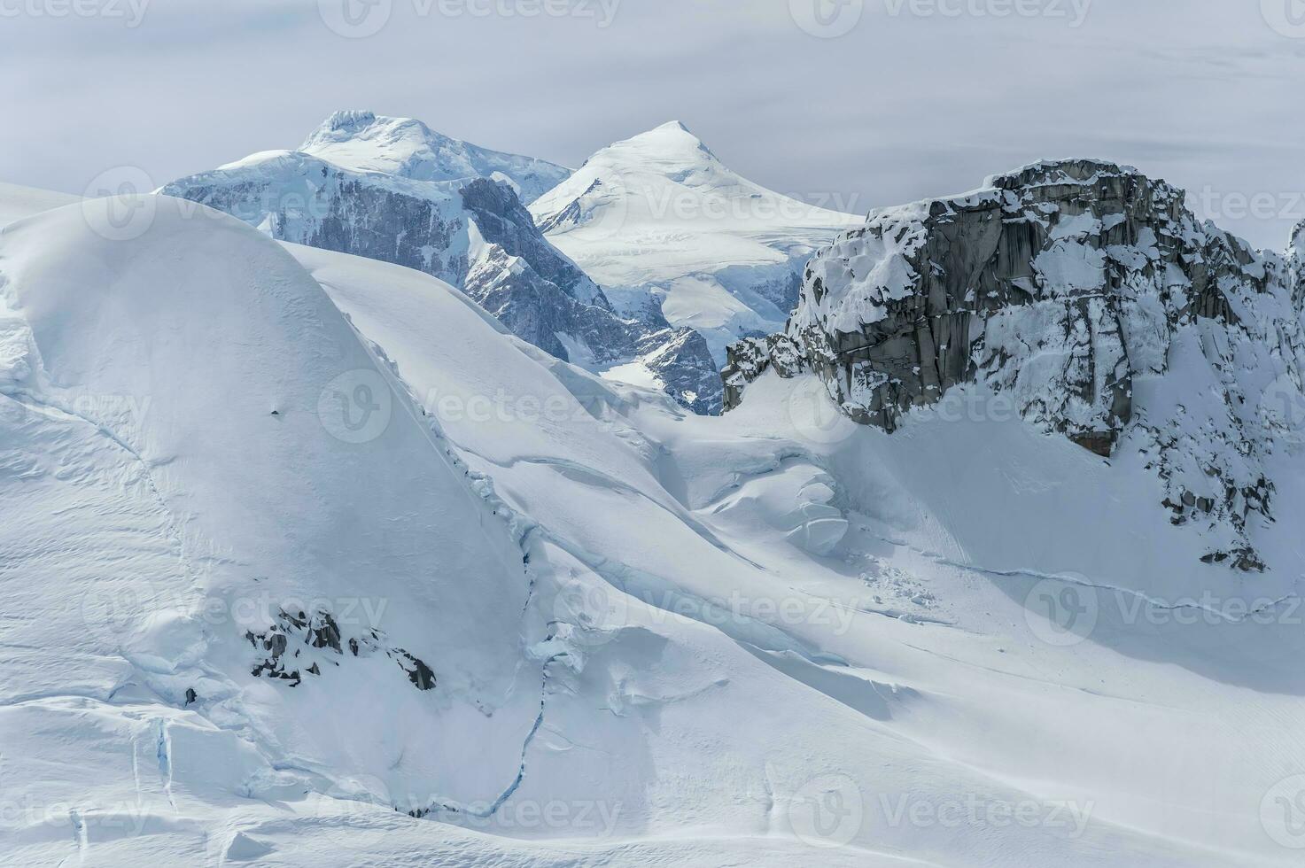 norte patagônico gelo campo, aéreo visualizar, laguna san Rafael nacional parque, aysen região, Patagônia, Chile foto