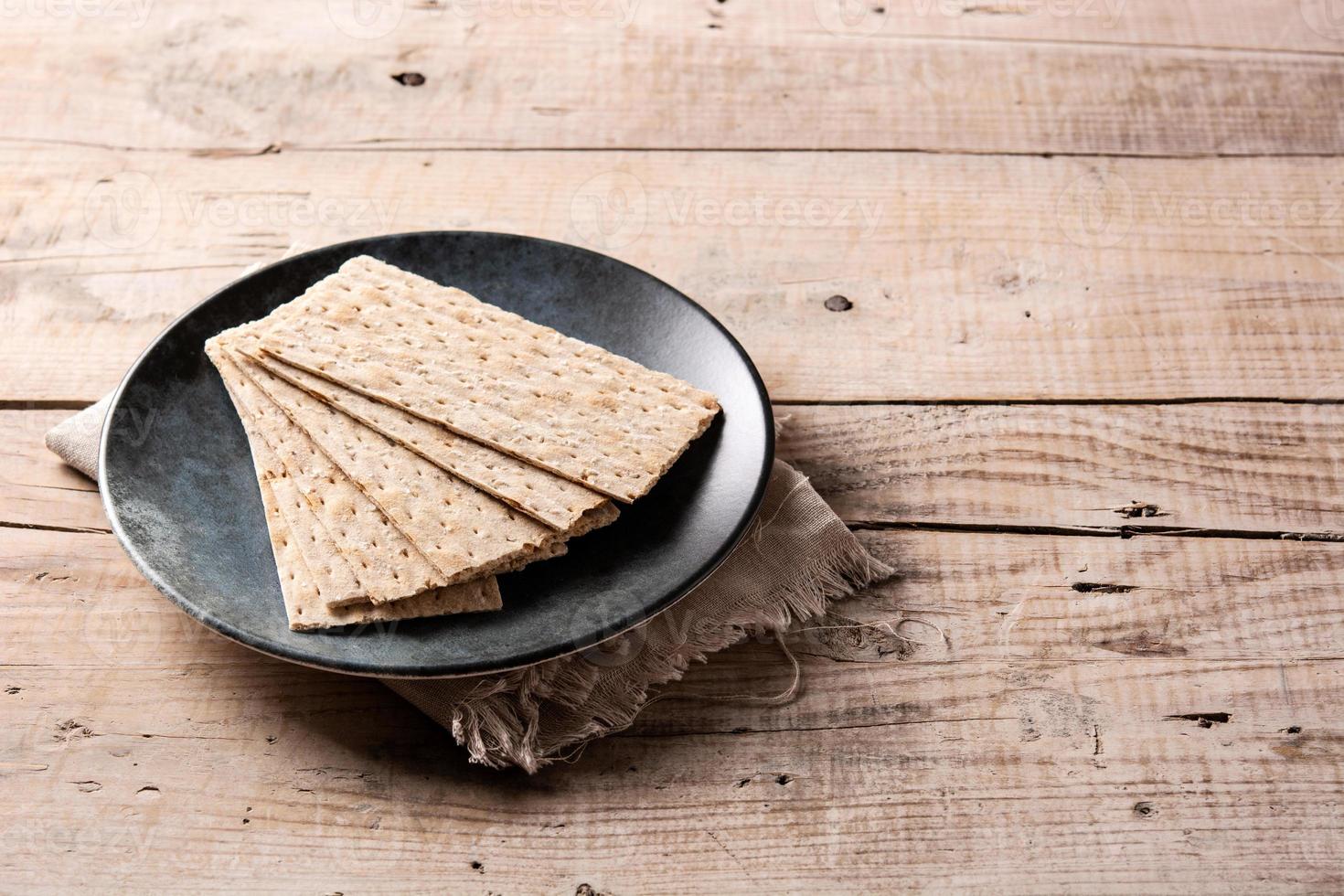 pão matzah tradicional foto