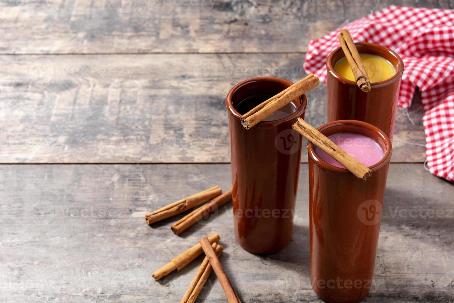 bebida tradicional mexicana atole foto