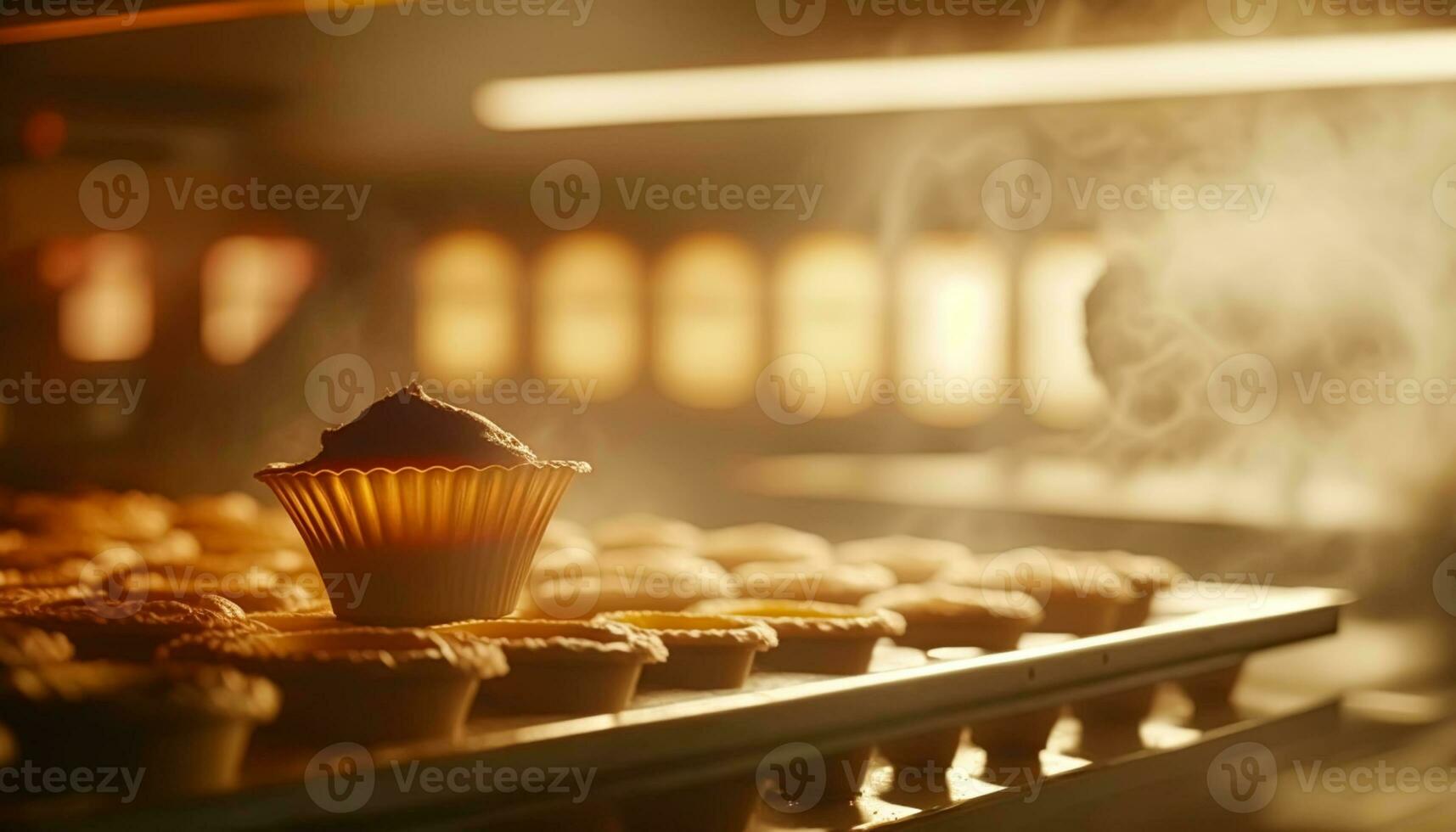 ai gerado padaria dentro a manhã, quente fresco pão e pastelaria cozimento dentro a velho Cidade padaria, recentemente cozido produtos em prateleiras e a forno, pequeno local o negócio e Comida Produção. generativo ai foto