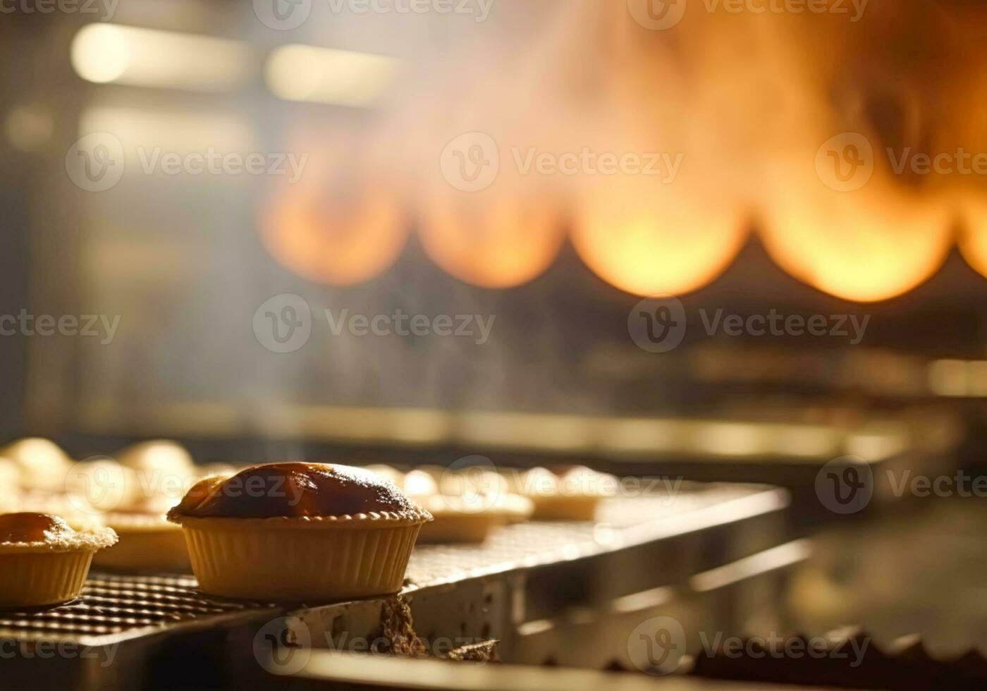 ai gerado padaria dentro a manhã, quente fresco pão e pastelaria cozimento dentro a velho Cidade padaria, recentemente cozido produtos em prateleiras e a forno, pequeno local o negócio e Comida Produção. generativo ai foto