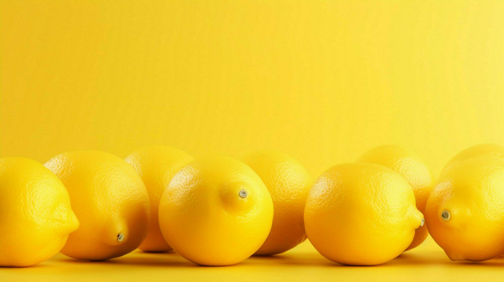 ai gerado limão amarelo fundo foto