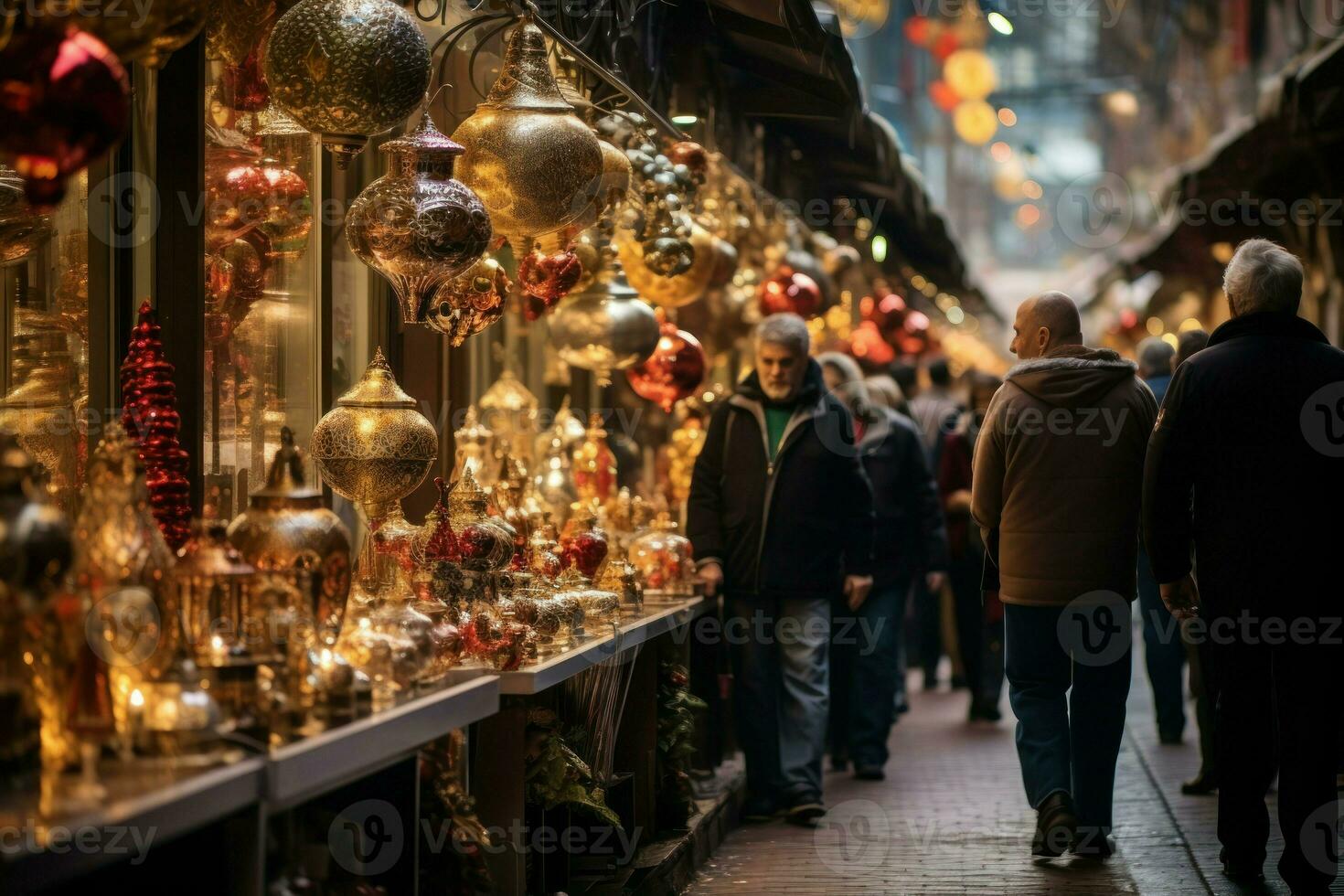 ai gerado feriado mercados - generativo ai foto