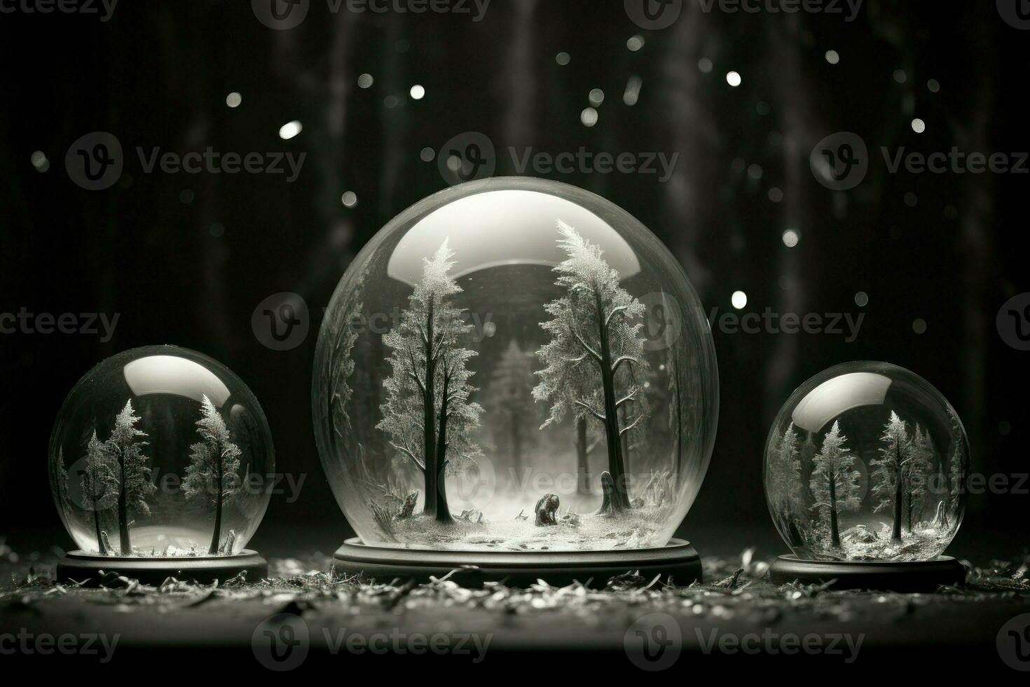 ai gerado neve globos - generativo ai foto