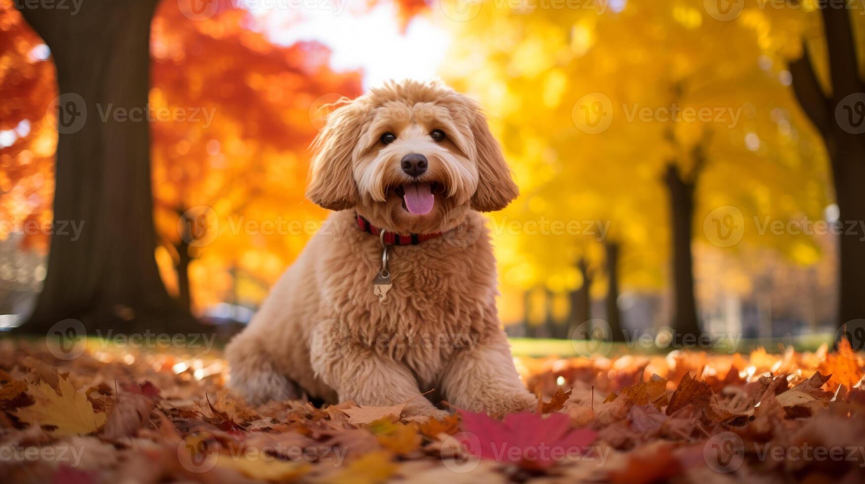 ai gerado foto do uma bem-comportado cachorro posando. generativo ai