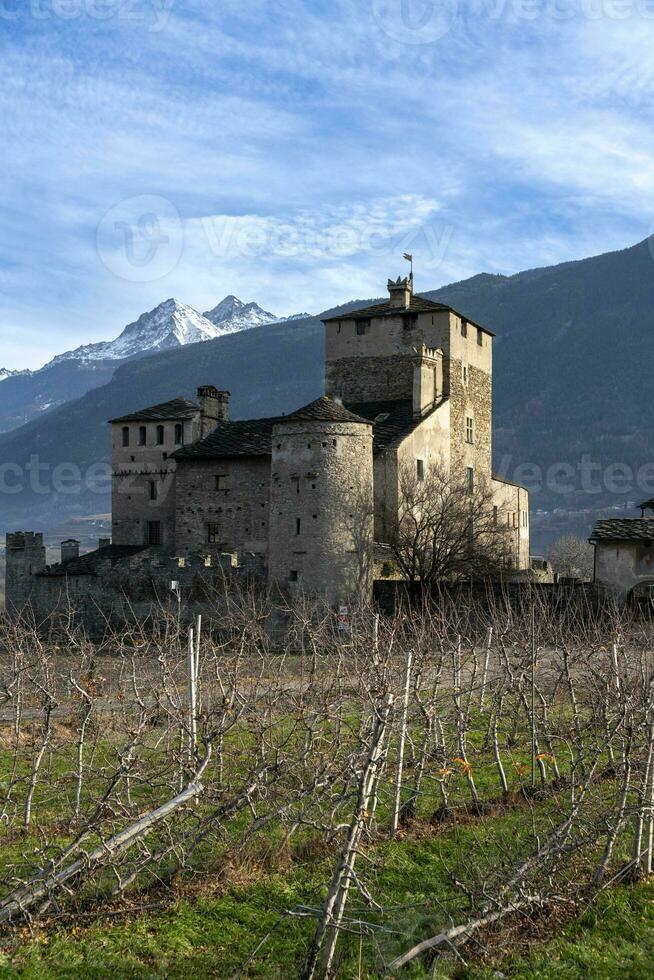 castelo do Sarriod de la Tour aosta vale foto