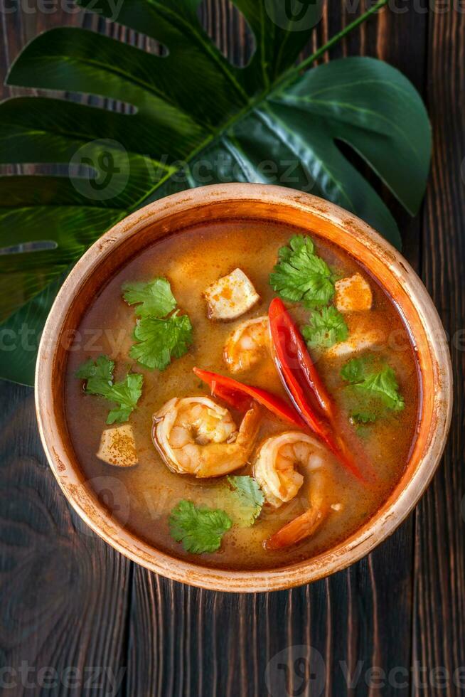 sopa tom yum foto