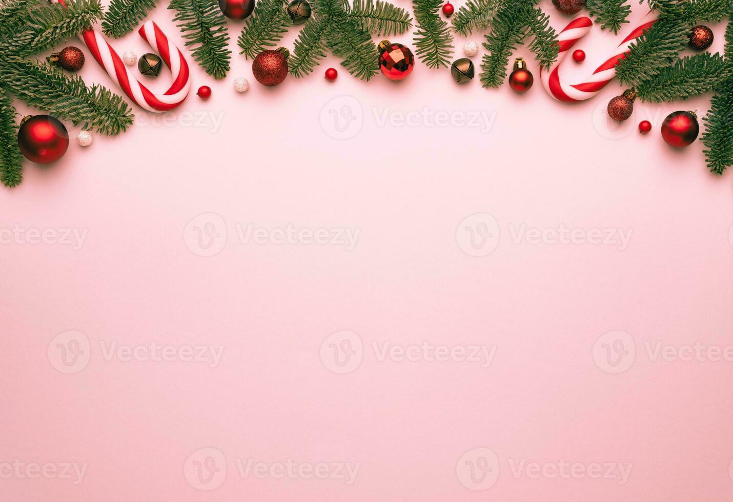 Natal plano de fundo, feriado, festivo fundo, decorar bola, floco de neve, abeto filial, celebração Natal, decoração, decoração, ornamento, conceito, plano, deitar, foto