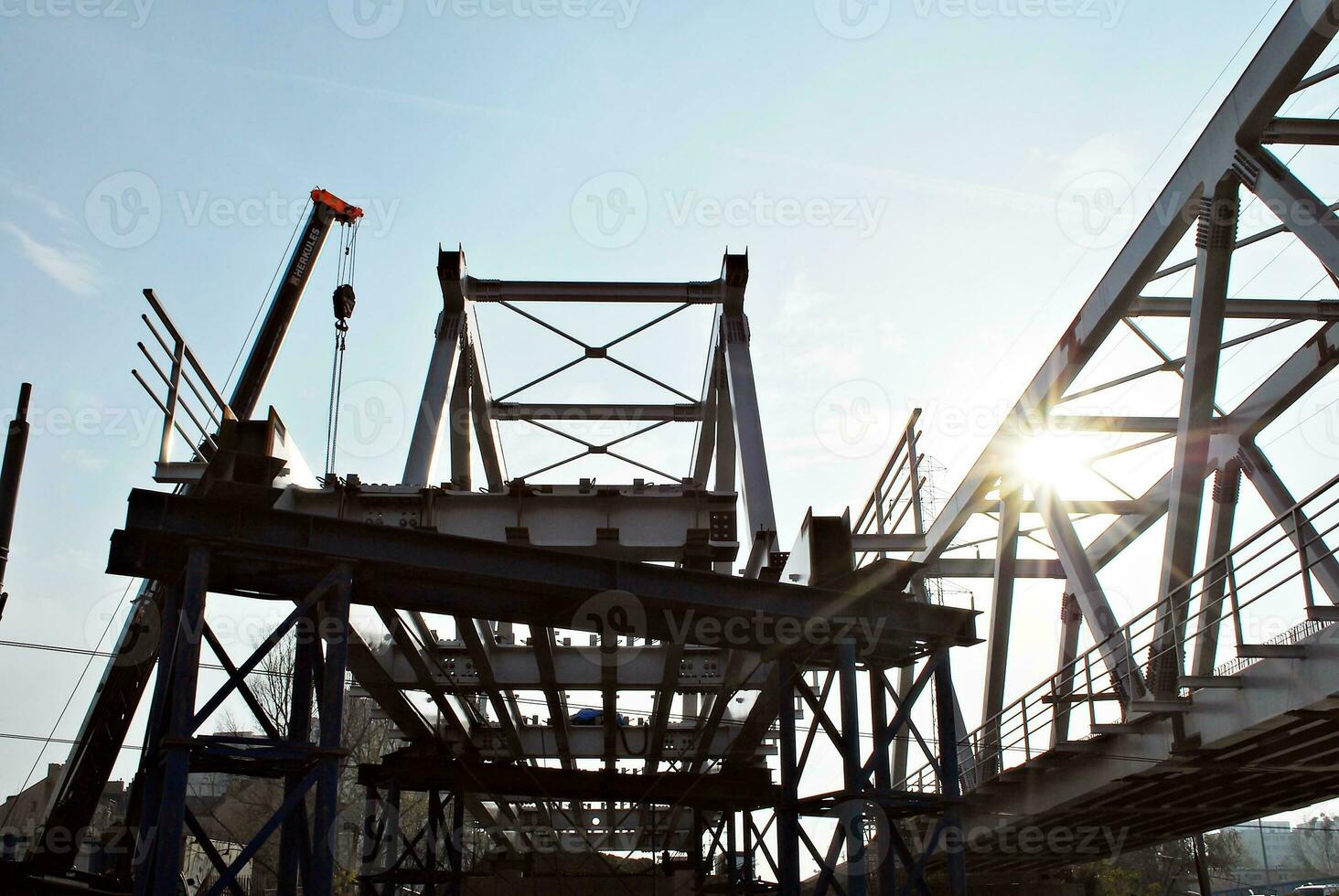 viaduto debaixo construção foto