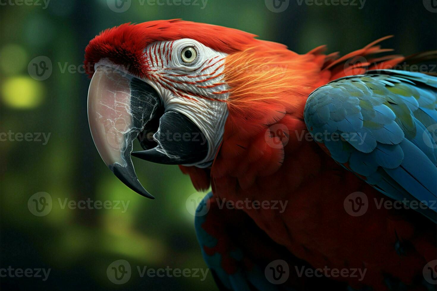 ai gerado vibrante elegância uma beija Flor capturado dentro uma retrato com flores foto