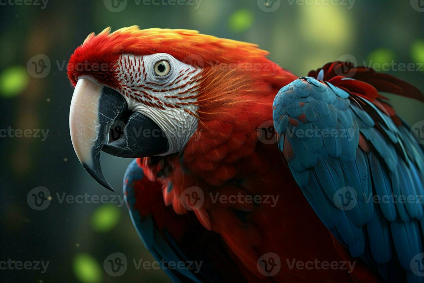 ai gerado vibrante elegância uma beija Flor capturado dentro uma retrato com flores foto