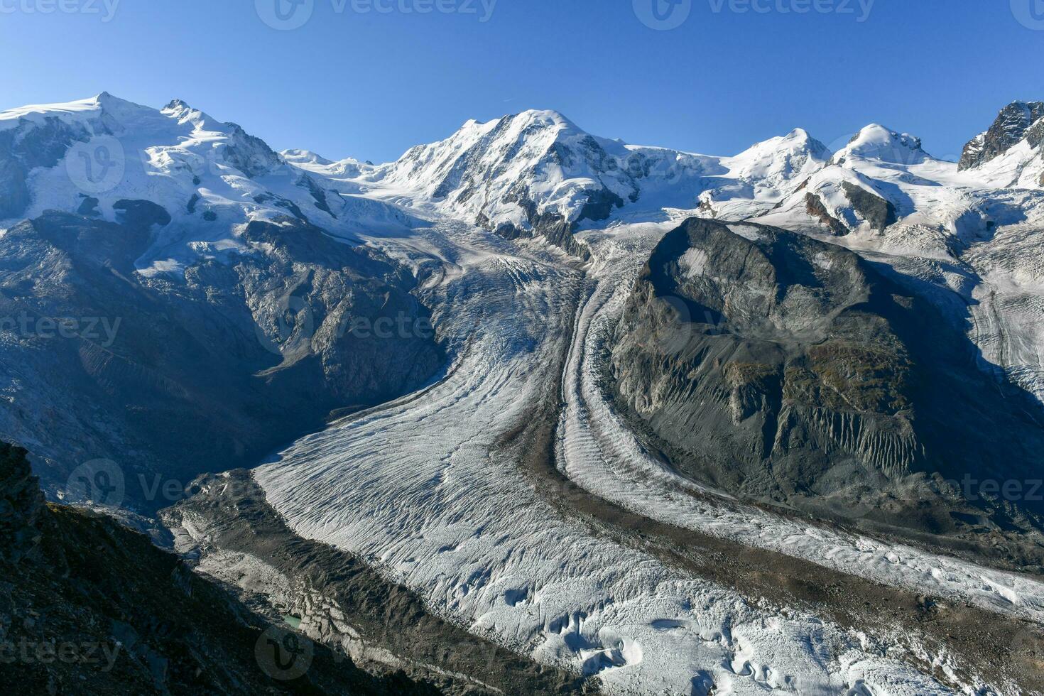gorner geleira - Suíça foto