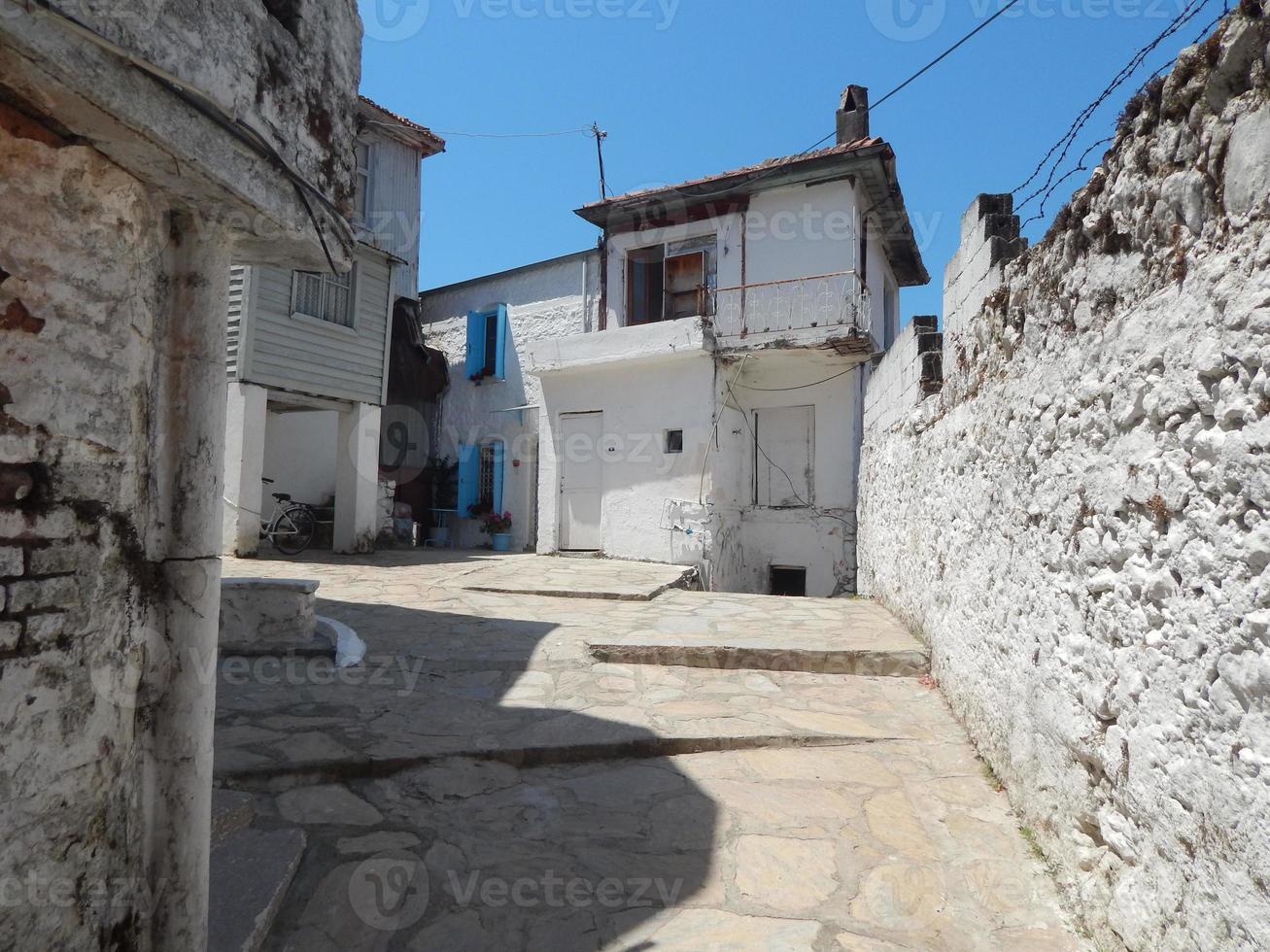 arquitetura mediterrânea no mar Egeu na turquia, marmaris foto