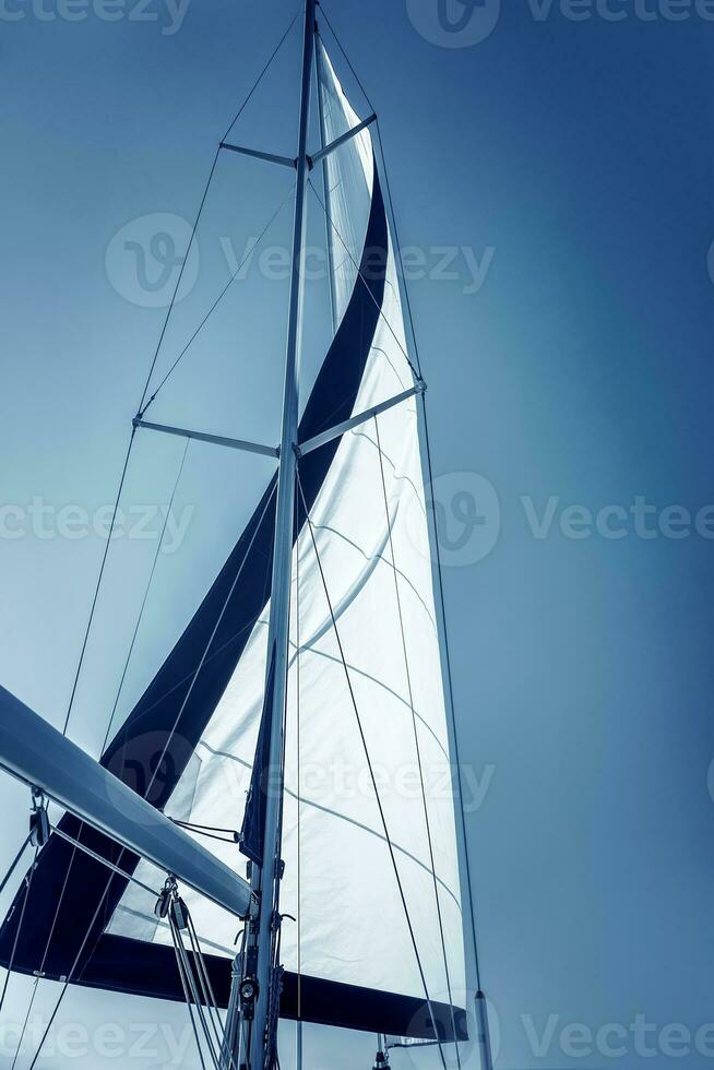 lindo barco a vela foto