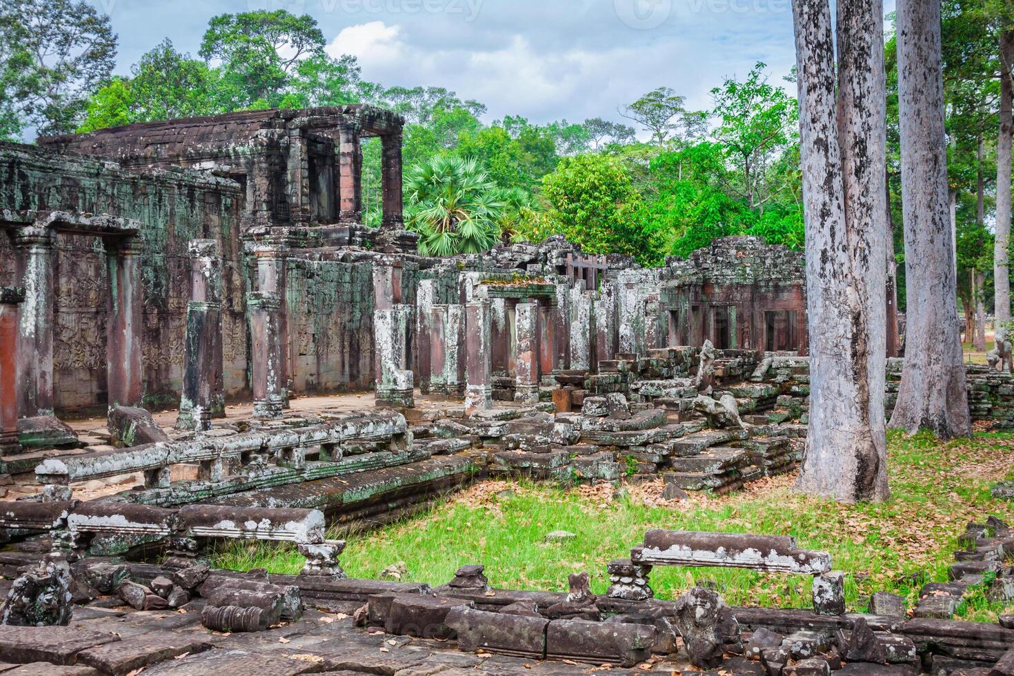 Angkor thom Camboja. Bayon khmer têmpora em Angkor wat histórico Lugar, colocar foto