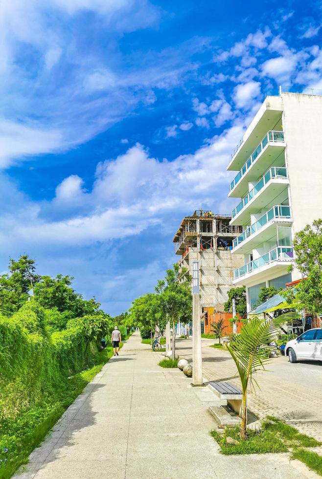 construir um complexo hoteleiro canteiros de obras playa del carmen méxico foto