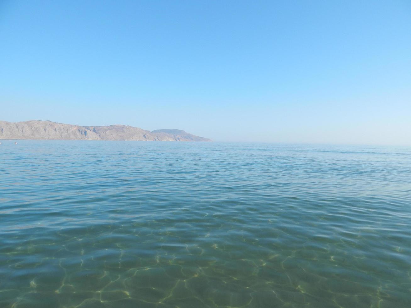 viajar na grécia, na ilha das montanhas de creta e no mar foto