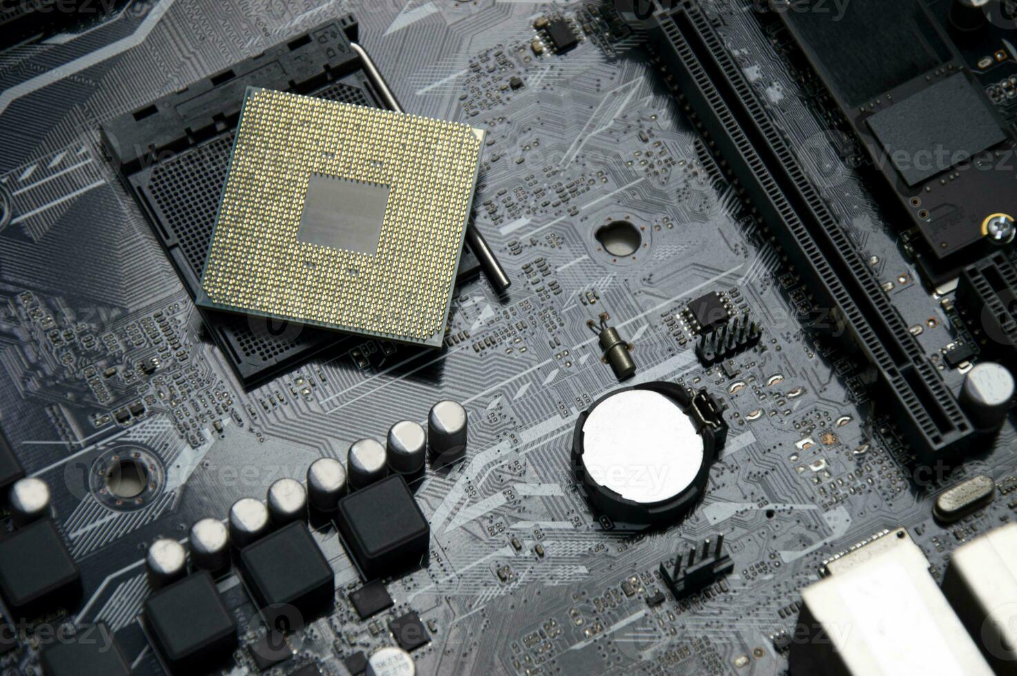 topo Visão do computador placa-mãe, placa mãe reparar foto