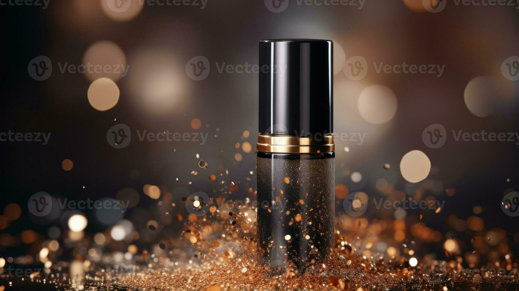 ai gerado luxo perfume, Cosmético Prêmio vidro garrafa. bandeira, poster para beleza promoção do elegante produtos para Publicidades em coberto seda tecido roupas Elegants fundo com pérolas. generativo ai foto