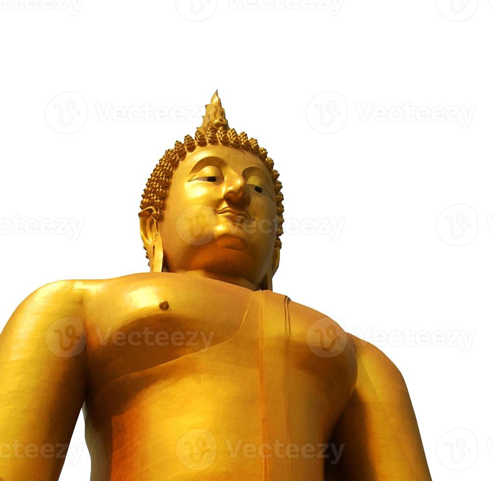 estátua de Buda com traçado de recorte foto