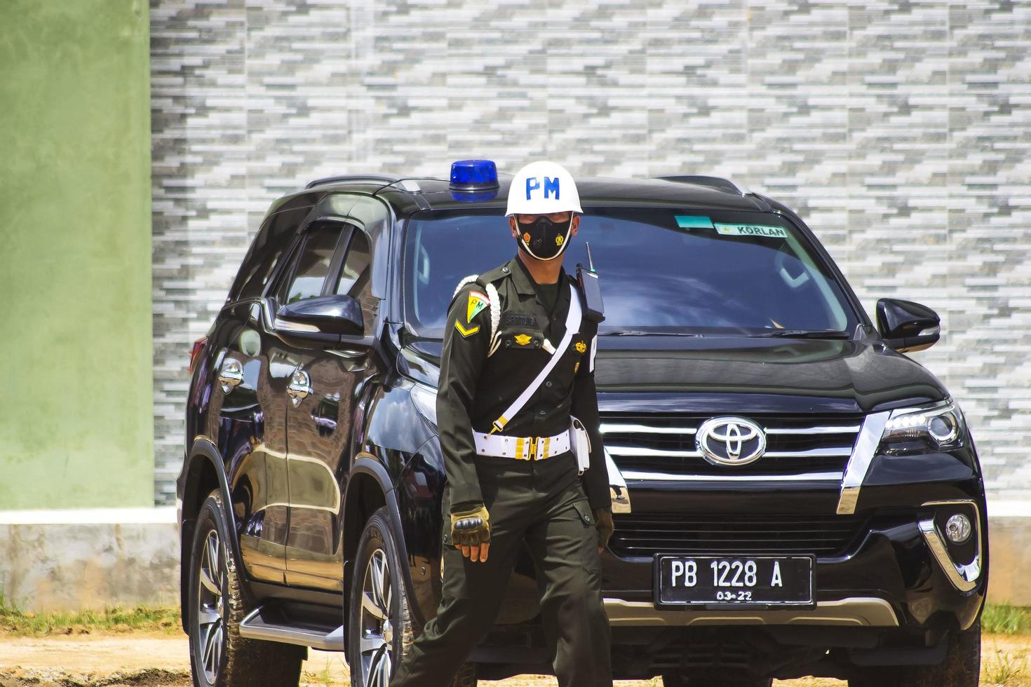 sorong, papua oeste, indonésia, 4 de outubro de 2021. visita de estado do presidente da indonésia, joko widodo. foto