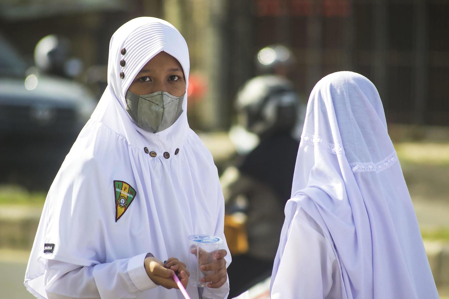 sorong, papua oeste, indonésia, 4 de outubro de 2021. visita de estado do presidente da indonésia, joko widodo. foto