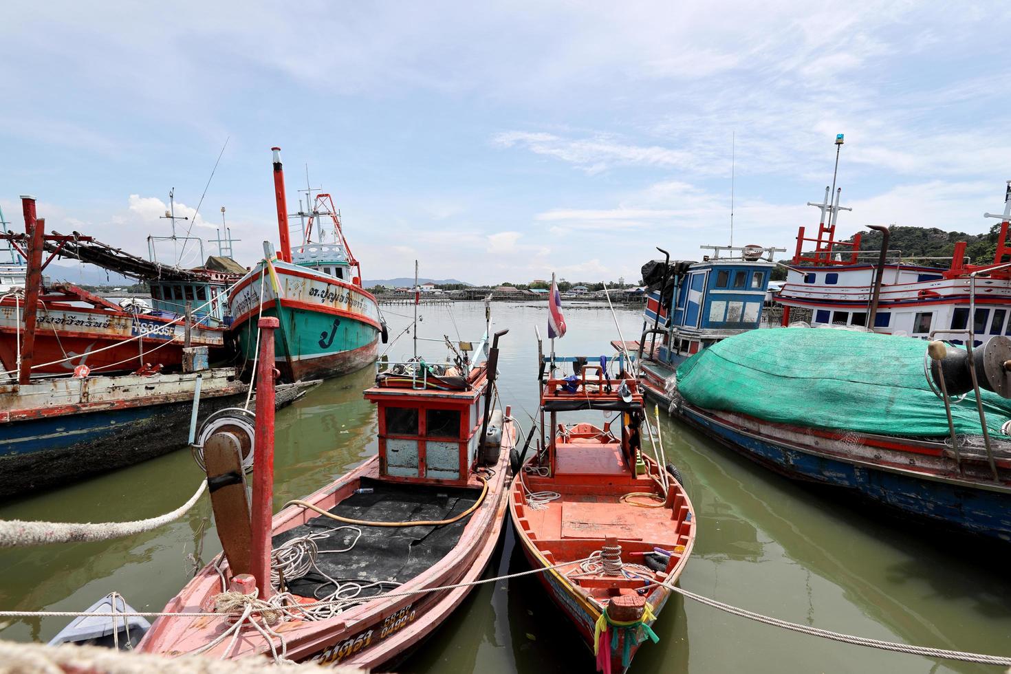 o barco de pesca foto